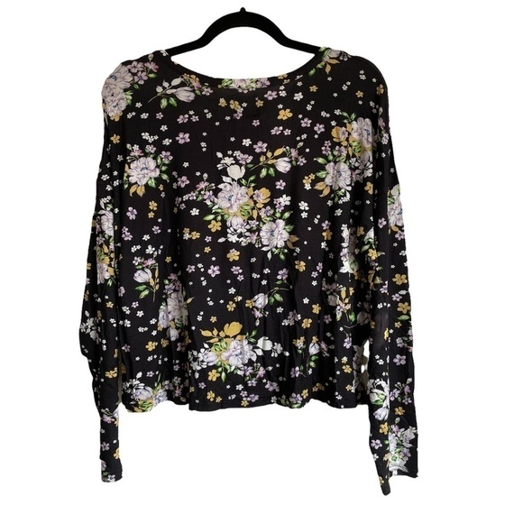 PLUSH X Revolve Ultrasoft Black Multi Floral Pajamas - Picture 5 of 14